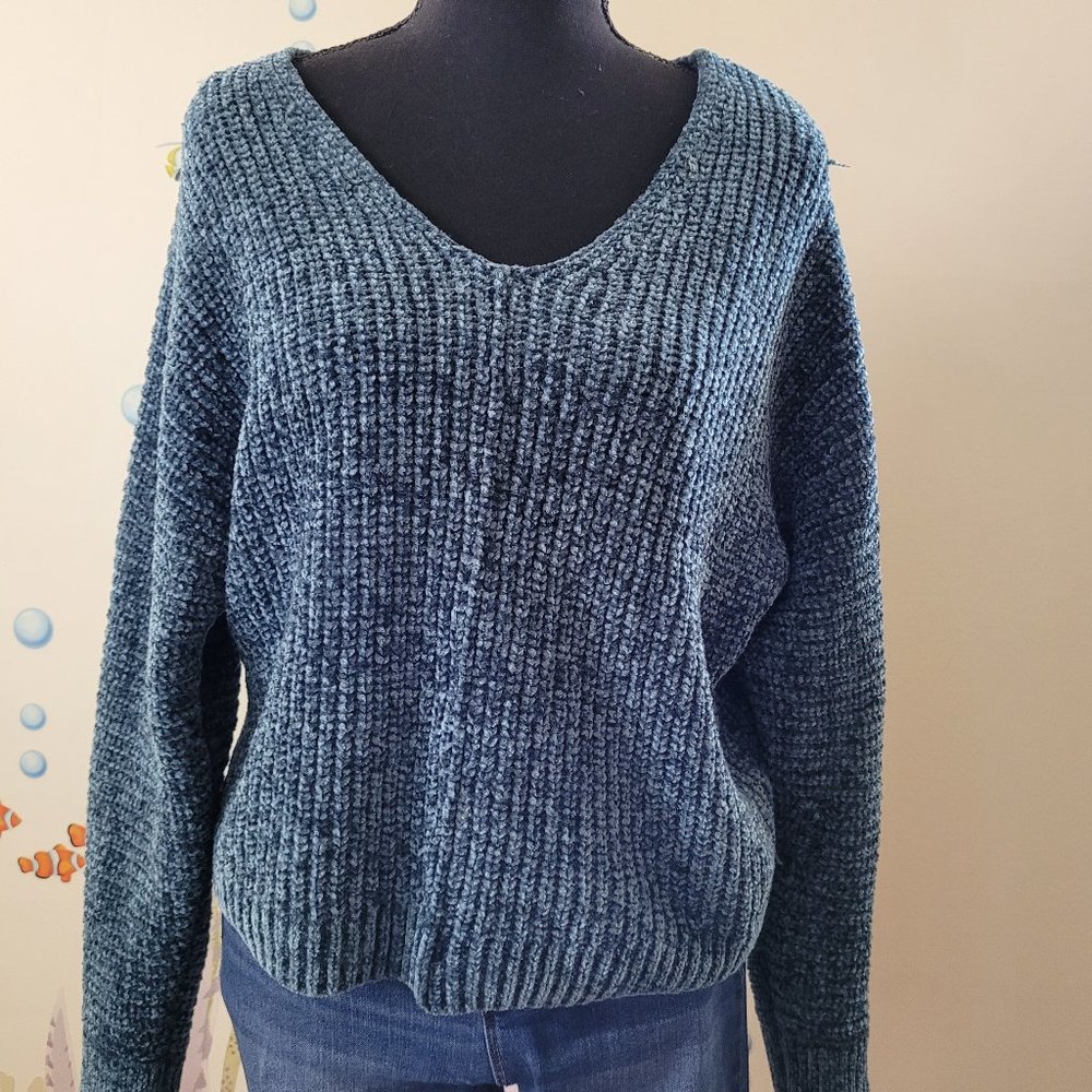 Pink Rose Brand Blue Sweater